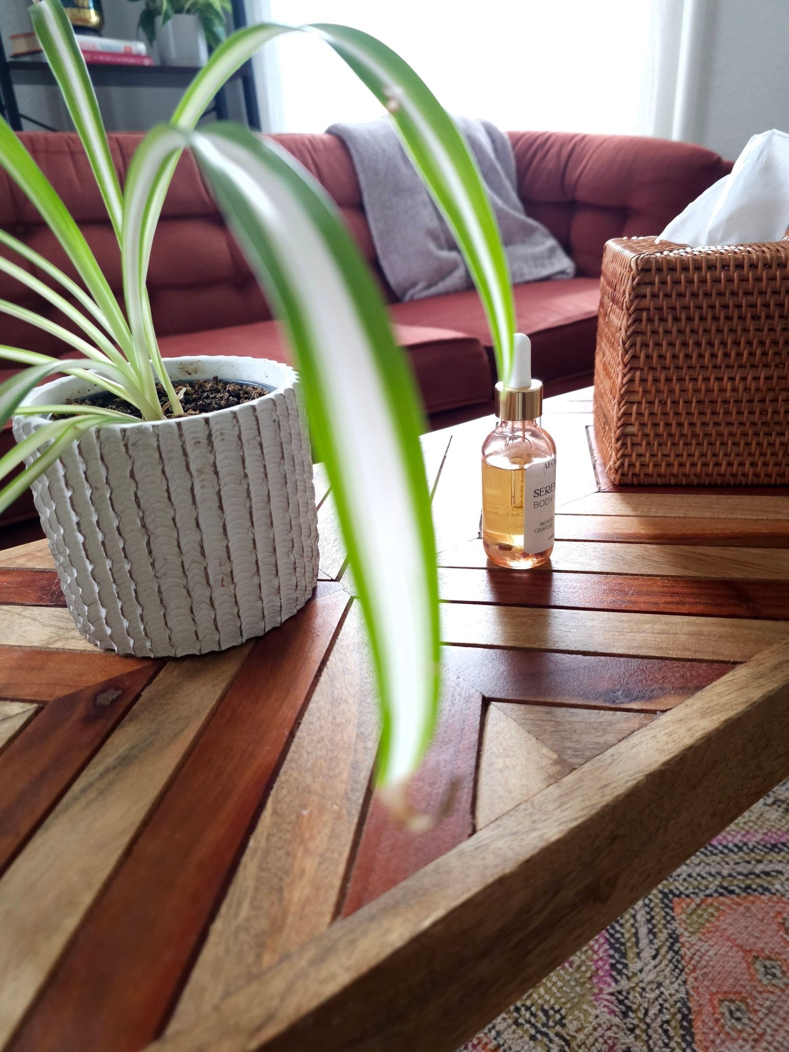 GRATITUDE & GRACE Body Oil with Rose Quartz, Clear Quartz & Amethyst - Glass Dropper (Copy) - All Cheri's Intriguing Crystals LLCBath and Body