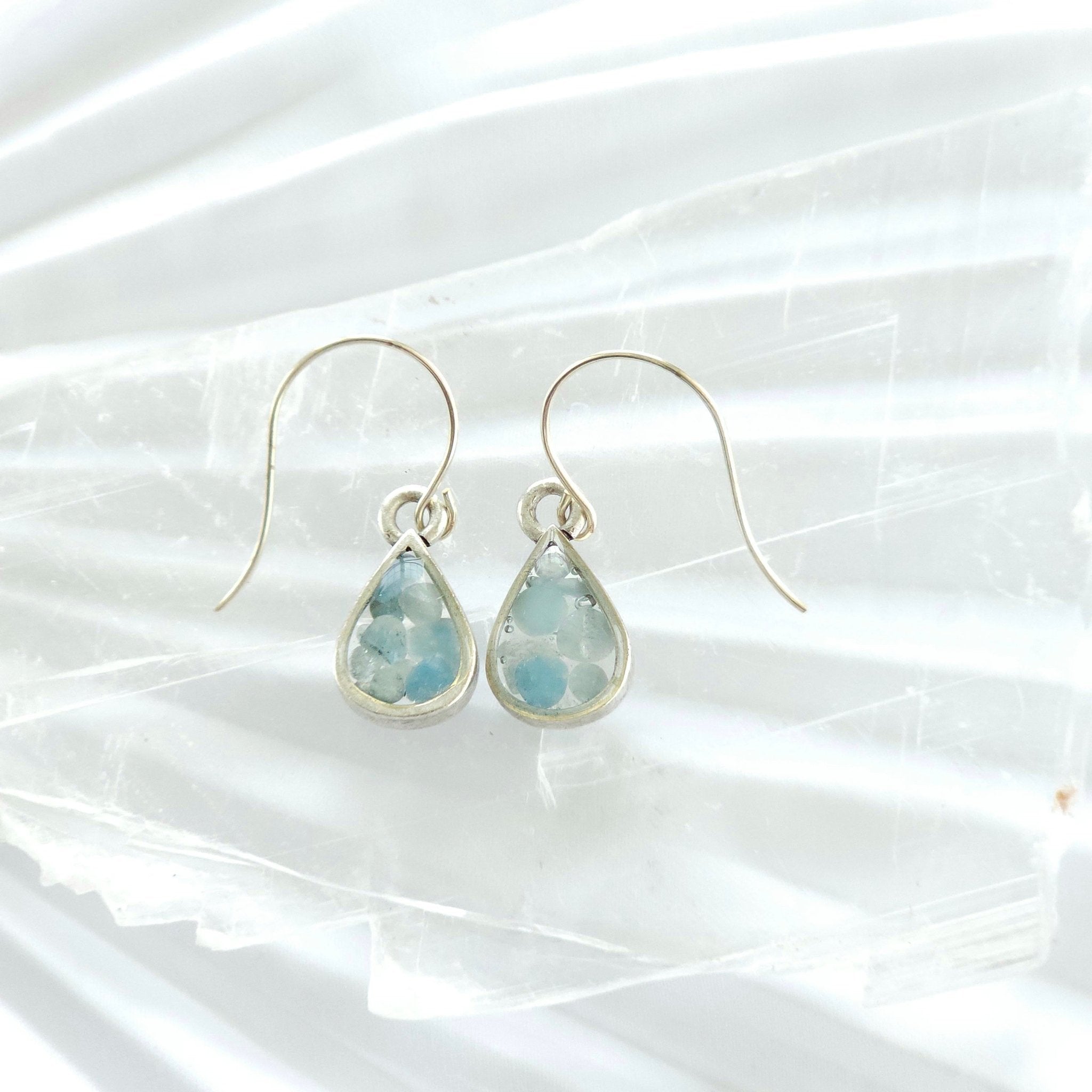 Crystal and Resin Drop Earrings - All Cheri's Intriguing Crystals LLCEarrings