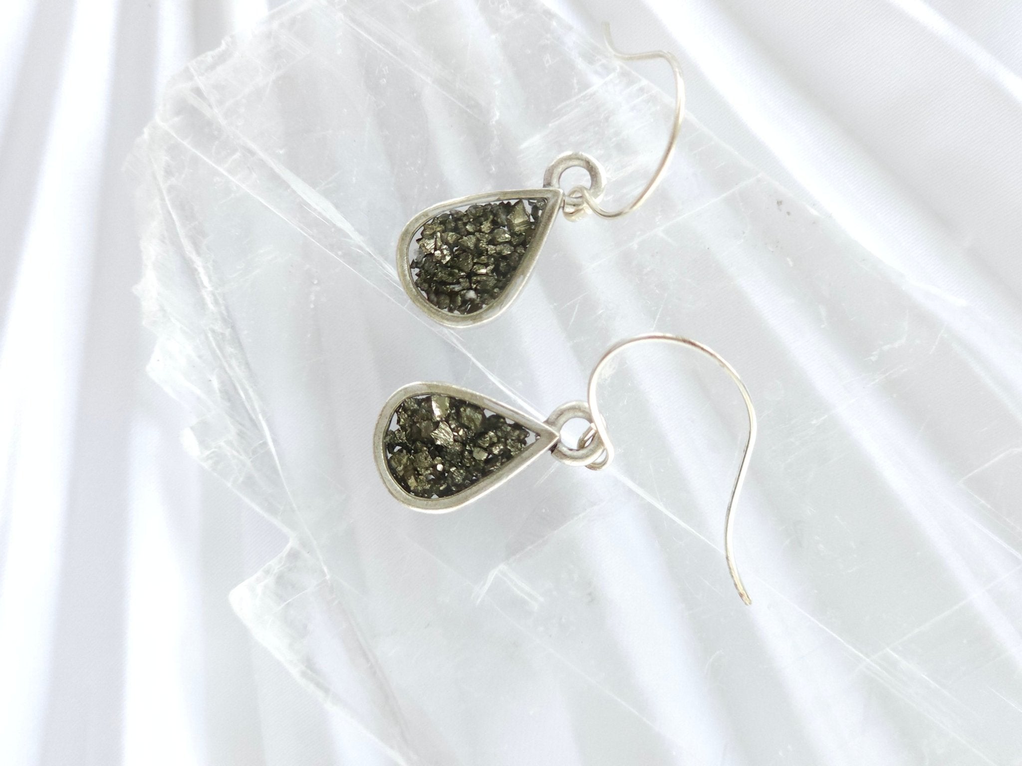 Crystal and Resin Drop Earrings - All Cheri's Intriguing Crystals LLCEarrings