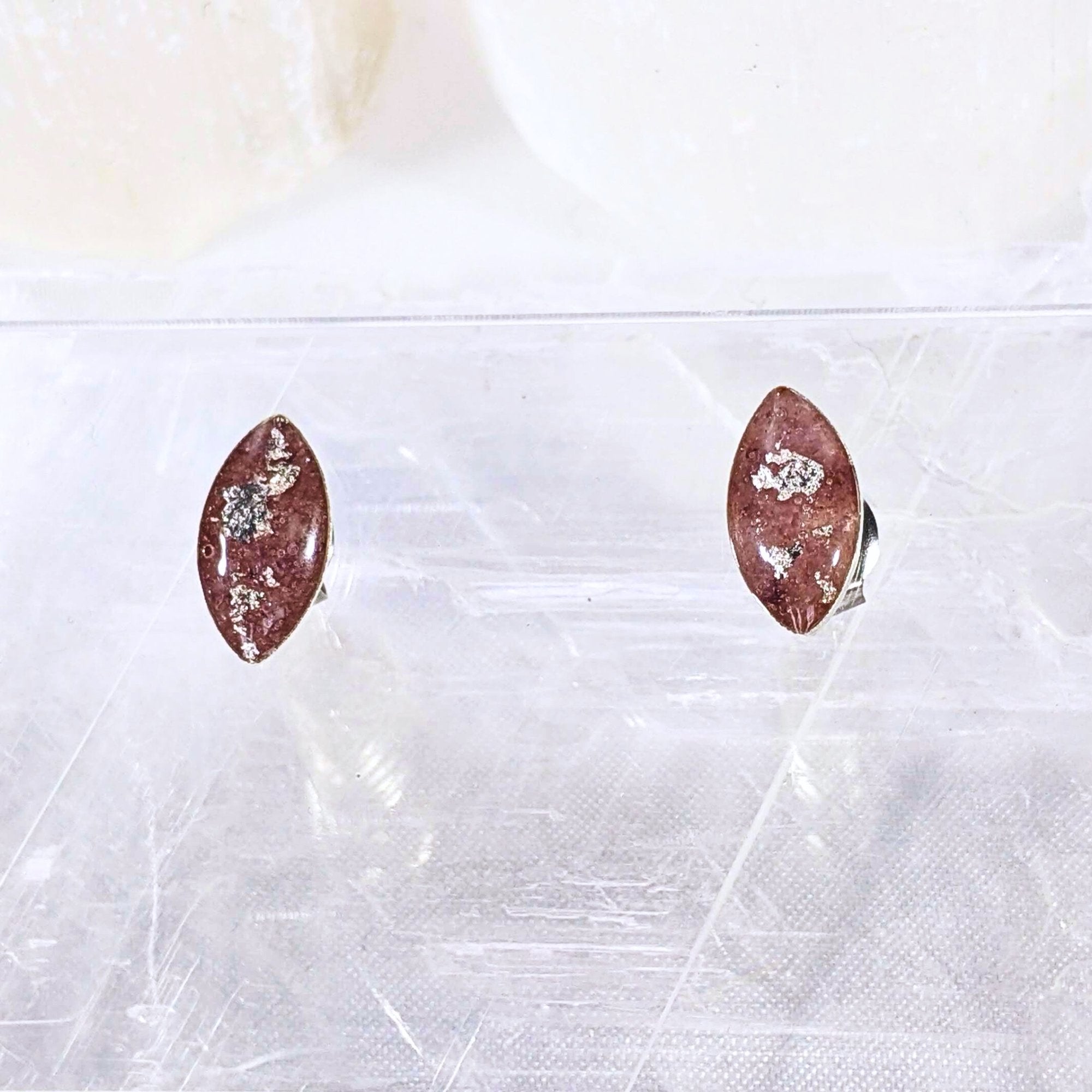 Marquise Shaped Post Crystal Earrings- Love Letters Collection - All Cheri's Intriguing Crystals LLC