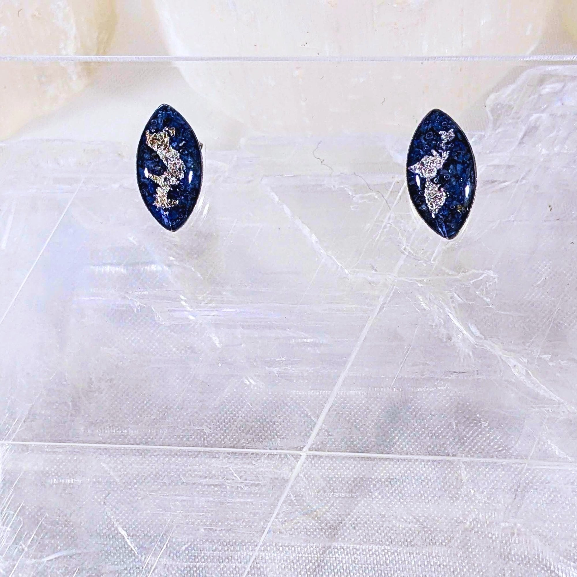 Marquise Shaped Post Crystal Earrings- Love Letters Collection - All Cheri's Intriguing Crystals LLC