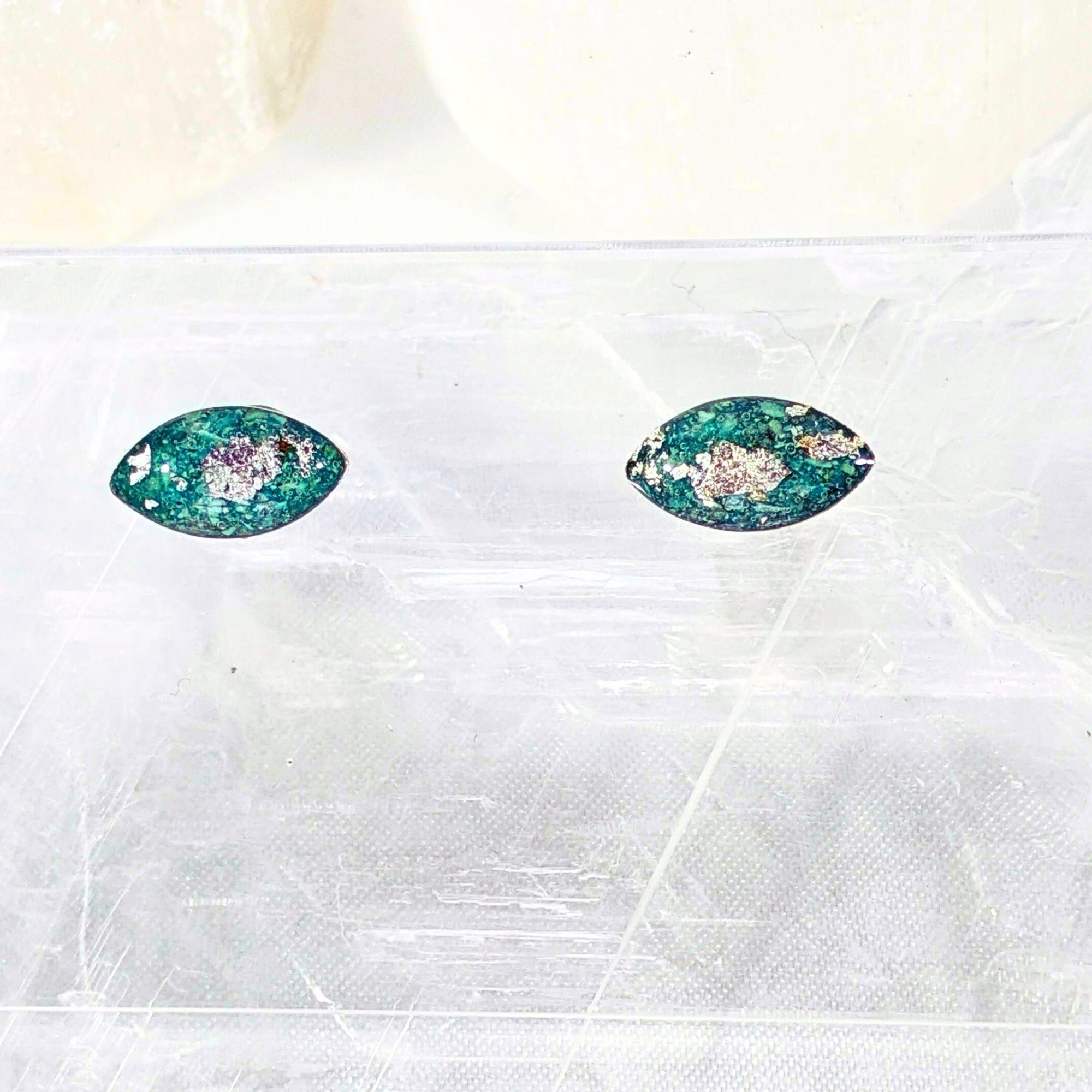 Marquise Shaped Post Crystal Earrings- Love Letters Collection - All Cheri's Intriguing Crystals LLC