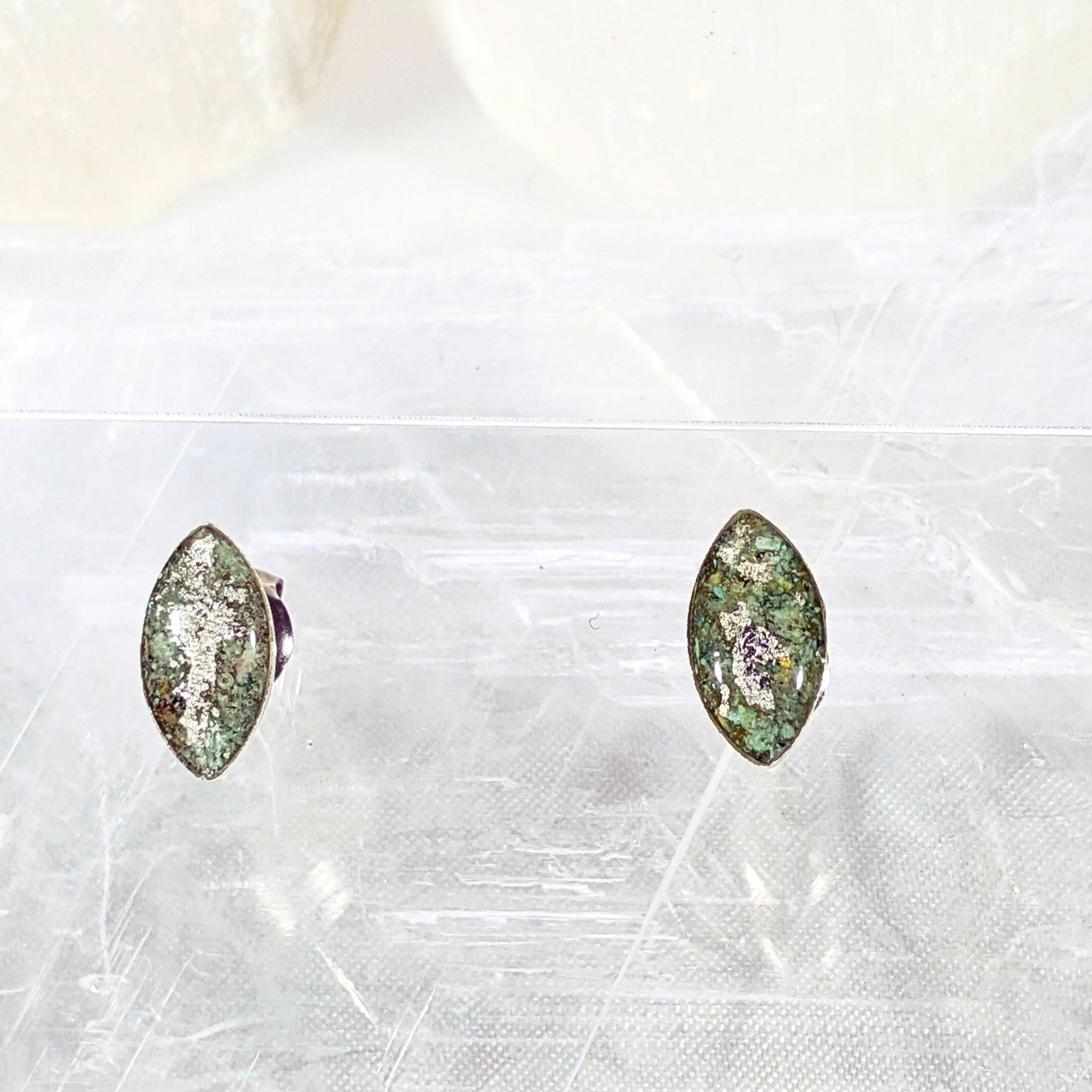 Marquise Shaped Post Crystal Earrings- Love Letters Collection - All Cheri's Intriguing Crystals LLC
