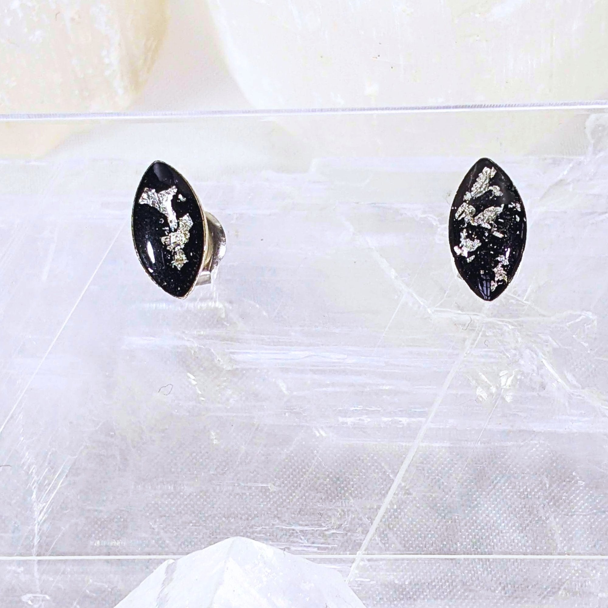 Marquise Shaped Post Crystal Earrings- Love Letters Collection - All Cheri's Intriguing Crystals LLC