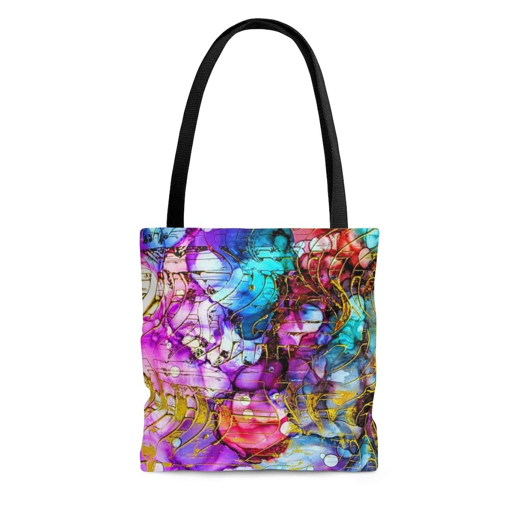 Abstract Art Reusable Tote Bag Exhilaration Series - Art by Autumn M.Bags