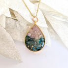 Crystal Fusion Drop Necklace - Art by Autumn M.Necklace