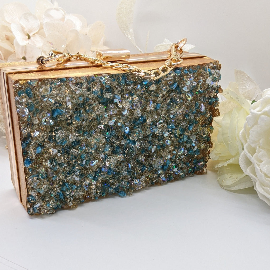 Gold Custom Clutch - Art by Autumn M.Clutch