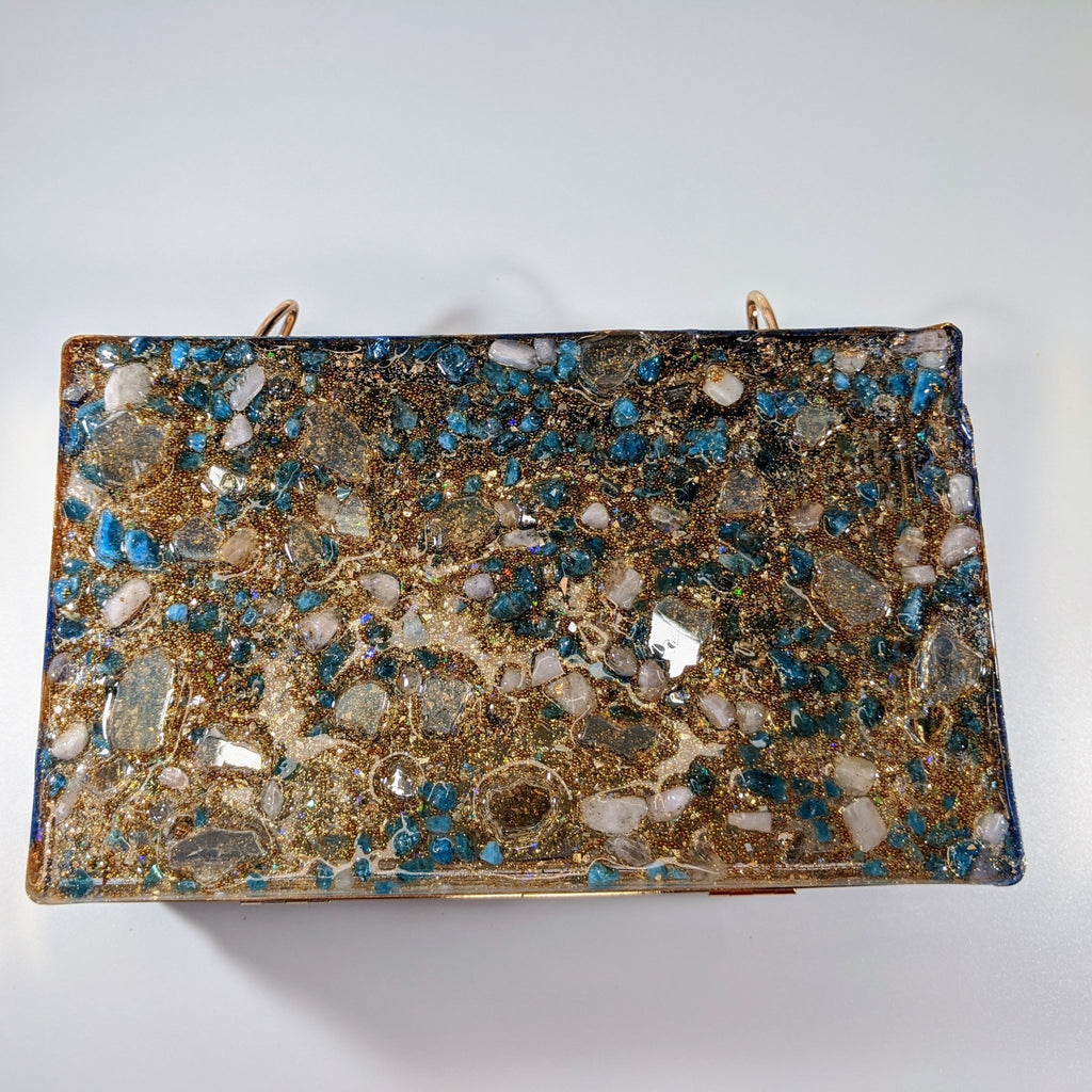 Gold Custom Clutch - Art by Autumn M.Clutch