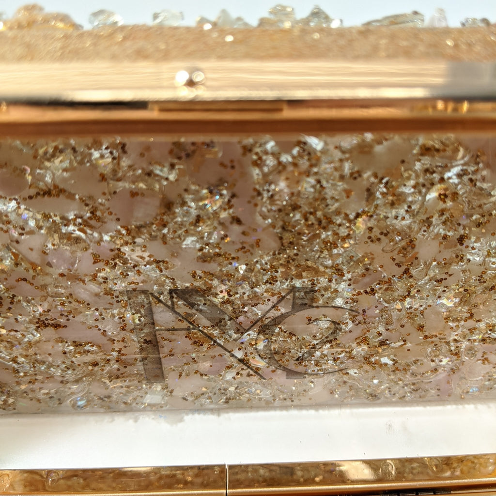 Gold Custom Clutch - Art by Autumn M.Clutch