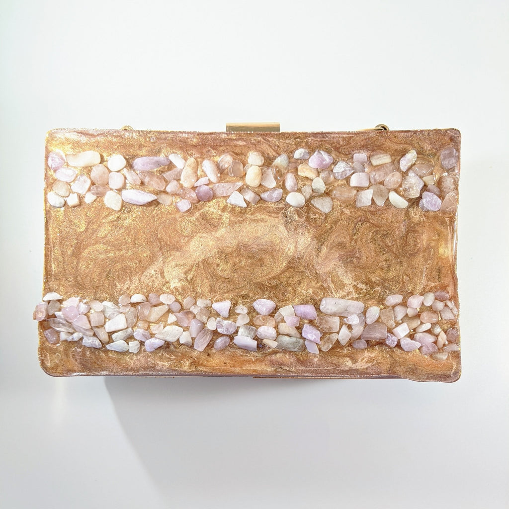 Gold Custom Clutch - Art by Autumn M.Clutch