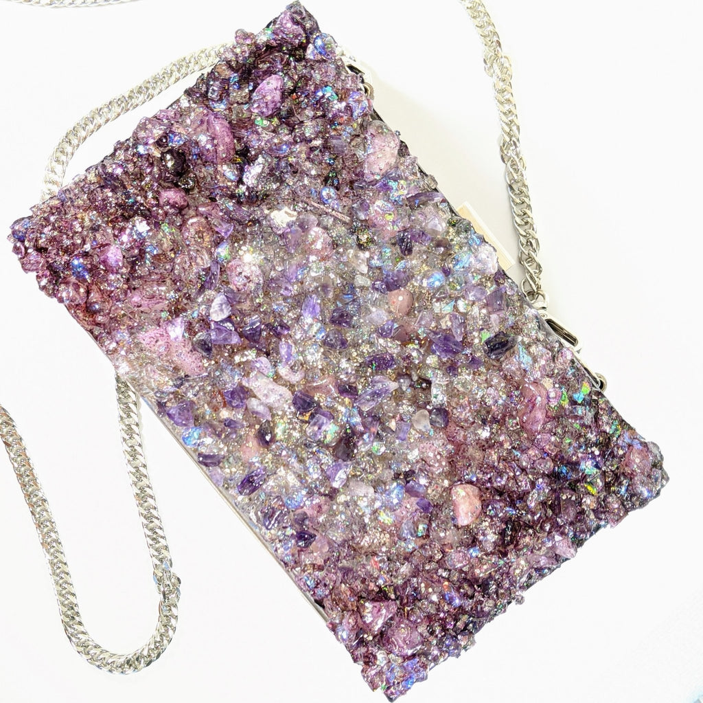 Silver Custom Clutch - Art by Autumn M.Clutch