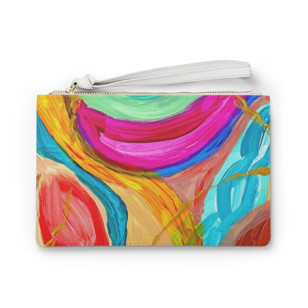 Vegan Leather Saffiano Clutch Bag Euphoria Series 1 - Art by Autumn M.Bags