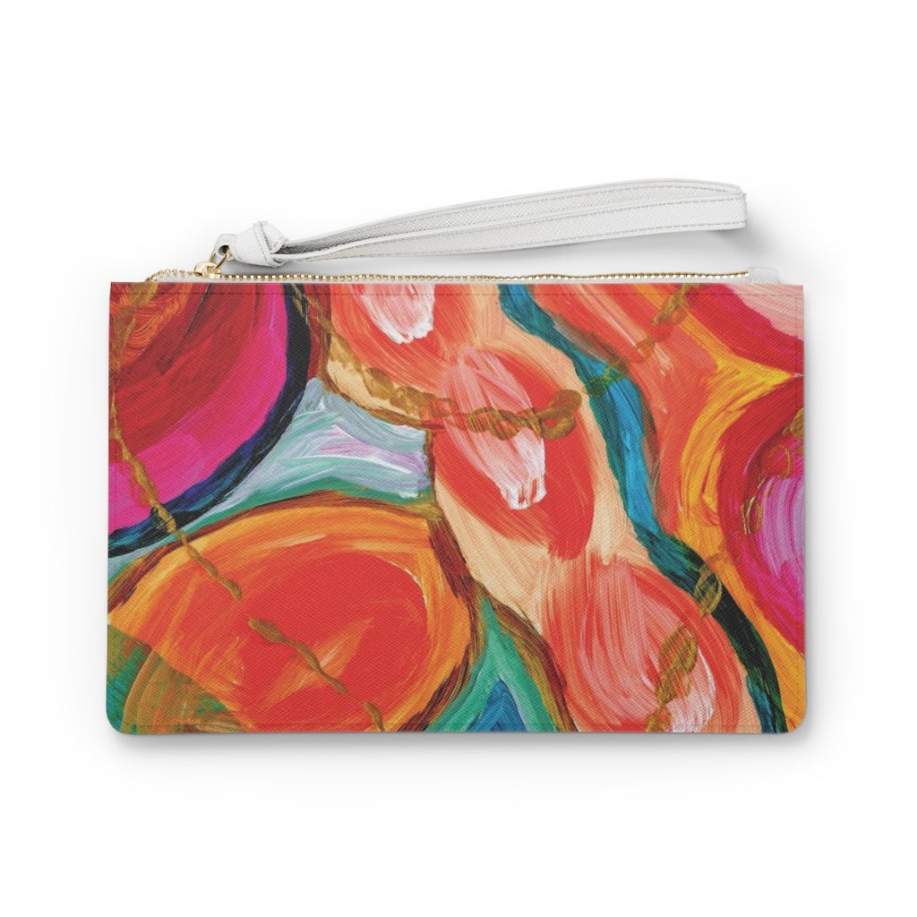 Vegan Leather Saffiano Clutch Bag Euphoria Series 2 - Art by Autumn M.Bags