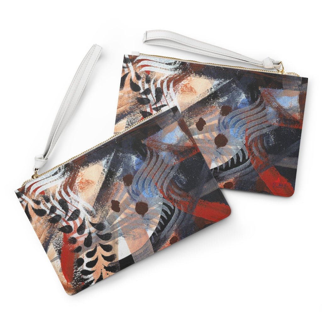 Vegan Leather Saffiano Clutch Bag Into The Wild Series 2 - Art by Autumn M.Bags
