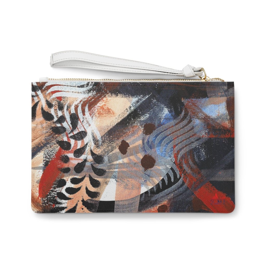 Vegan Leather Saffiano Clutch Bag Into The Wild Series 2 - Art by Autumn M.Bags
