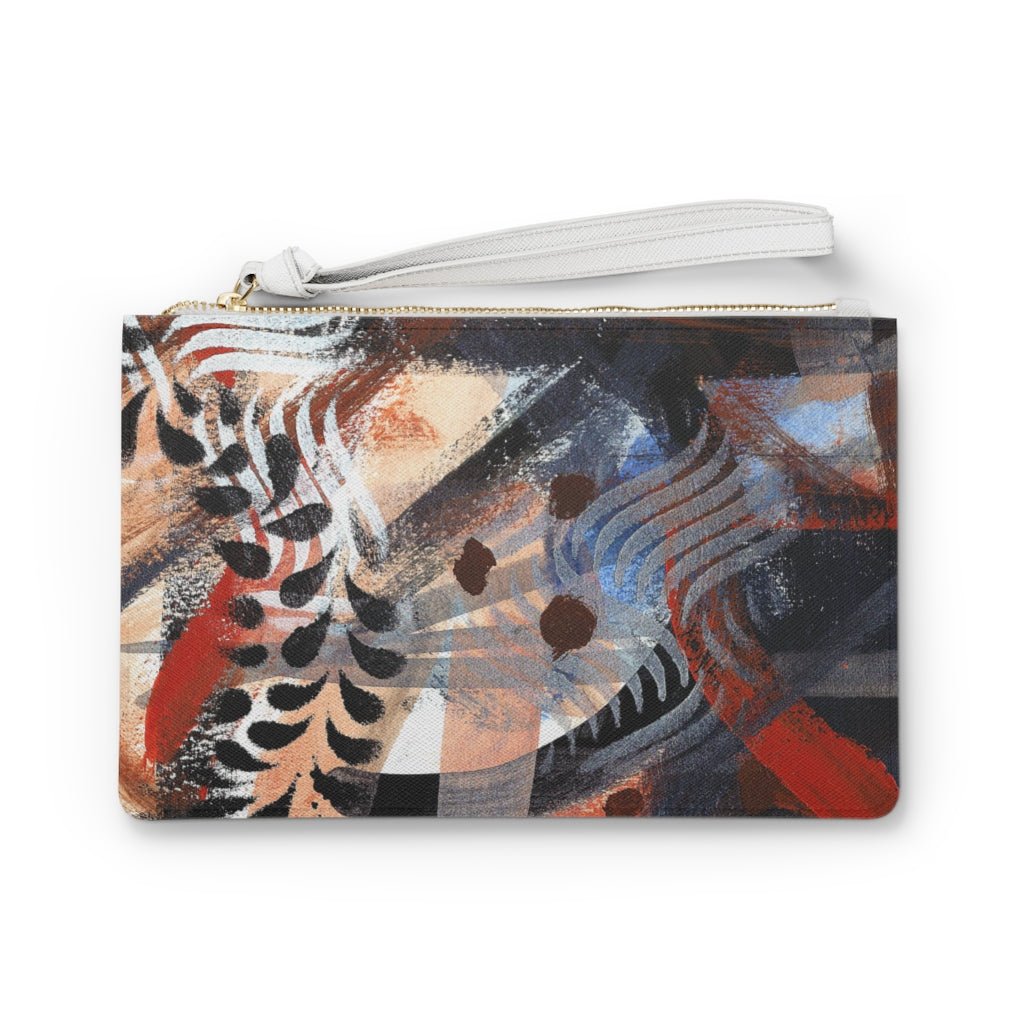 Vegan Leather Saffiano Clutch Bag Into The Wild Series 2 - Art by Autumn M.Bags